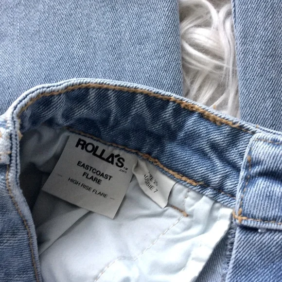 🎉SALE🎉NWT ⭐️HP Rolla’s High Rise Flare Jeans - Picture 10 of 11